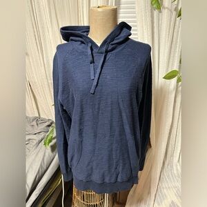 Classic Navy Blue Men's Hoodie